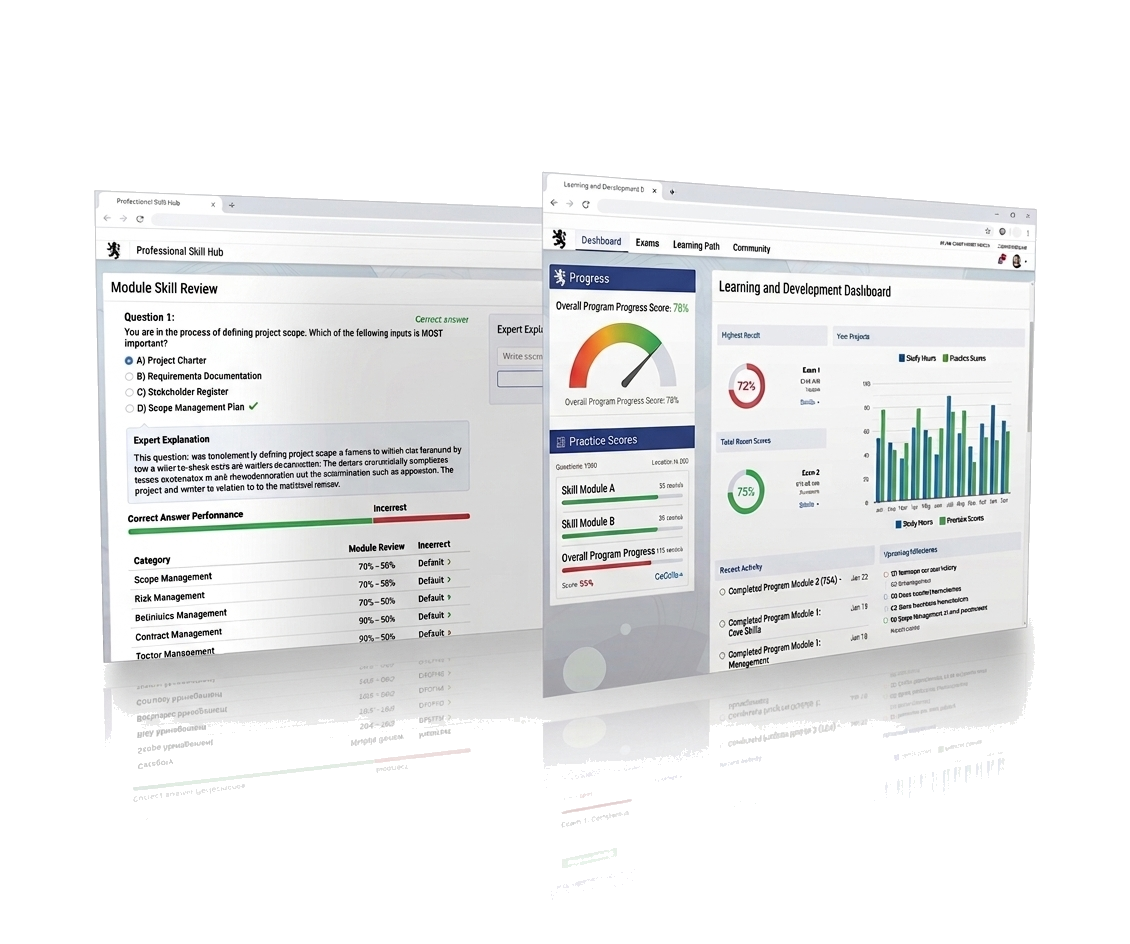 Chaplaincy Exam progress dashboard preview